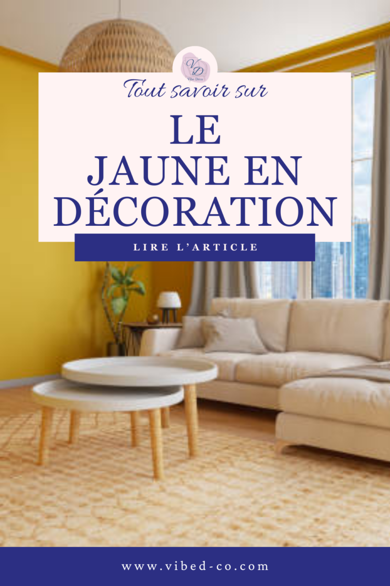 Utiliser le jaune dans sa déco - Vibe Déco